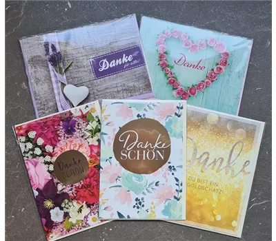 Grußkarte "Danke"