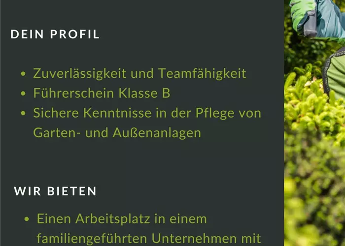 Pflegegärtner/in (m/w/d)
